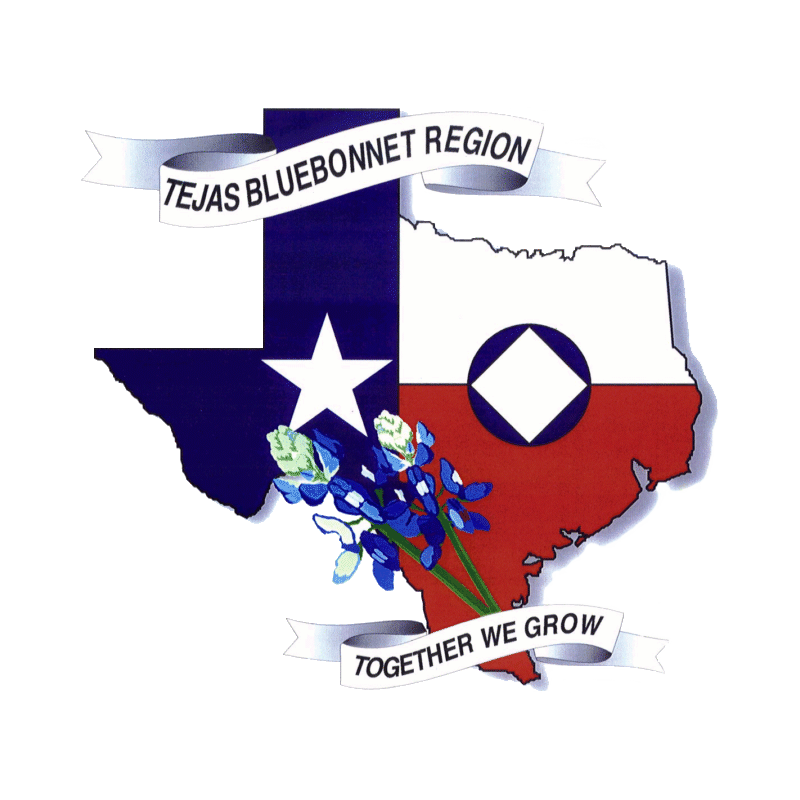 Tejas Bluebonnet Region logo